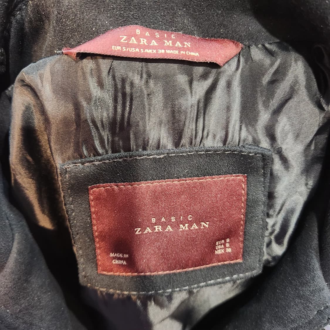 빈티지 스웨이드 집업 자켓 (ZARA MAN / S) 상품이미지2