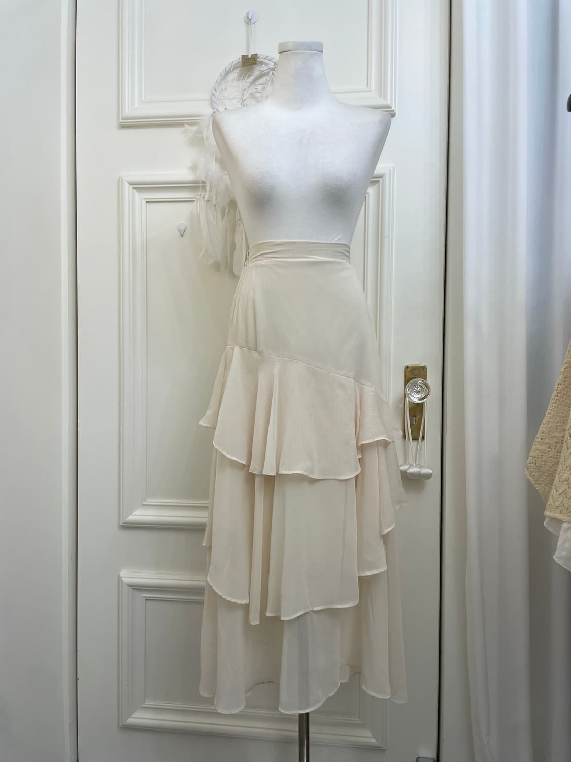beige&ivory lace crochet layered fairy 3 상품이미지10
