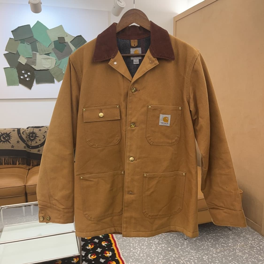 칼하트 C001 덕 초어 워크 자켓 S C07179 상품이미지3