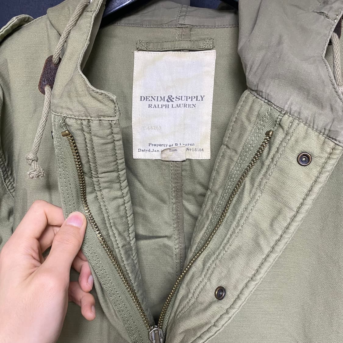 폴로 데님앤서플라이 M-51 피쉬테일 야상 XS 상품이미지6