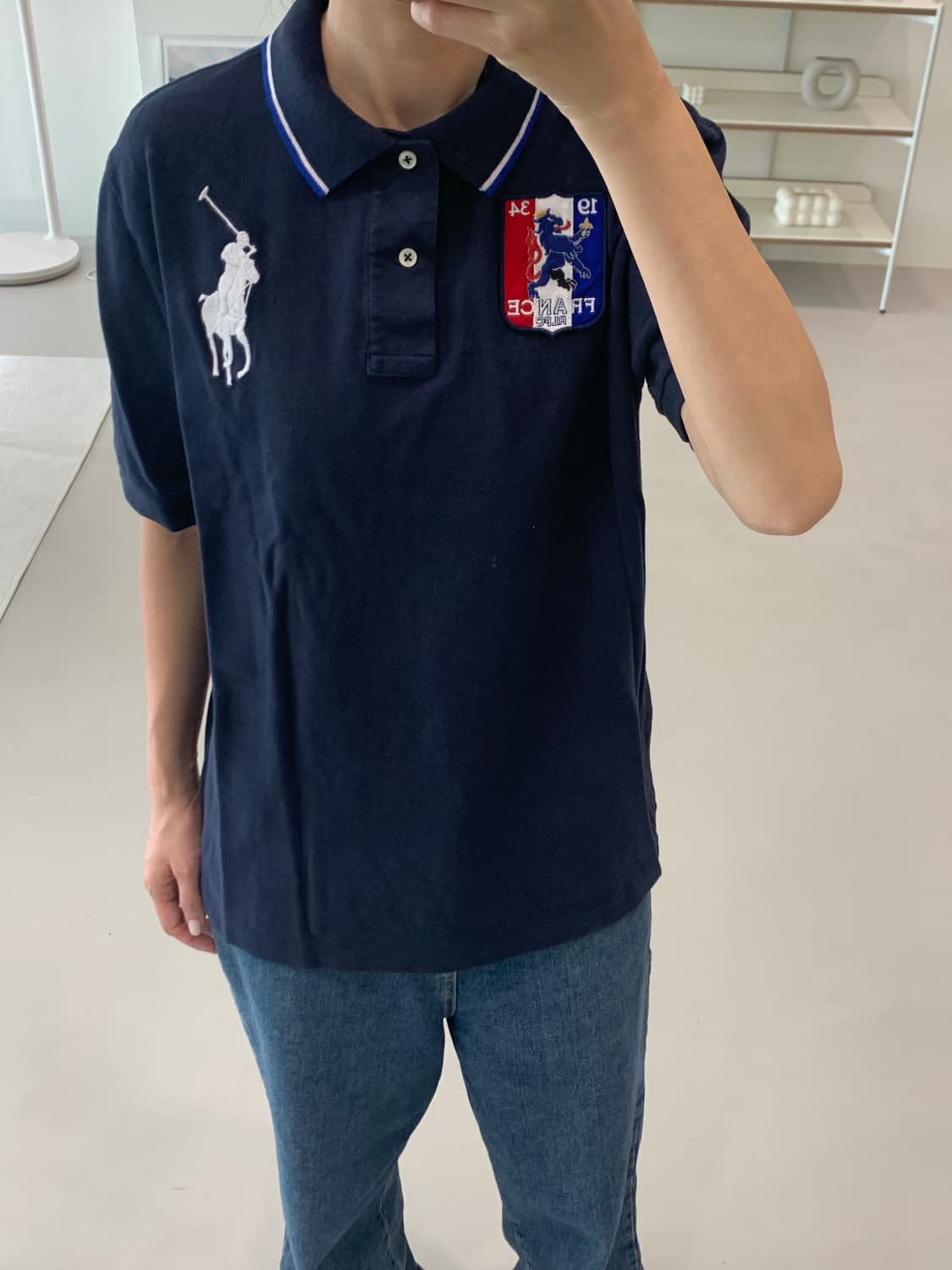 폴로 랄프로렌 보이즈 프랑스 빅포니 폴로셔츠 XL(18-20) 상품이미지5