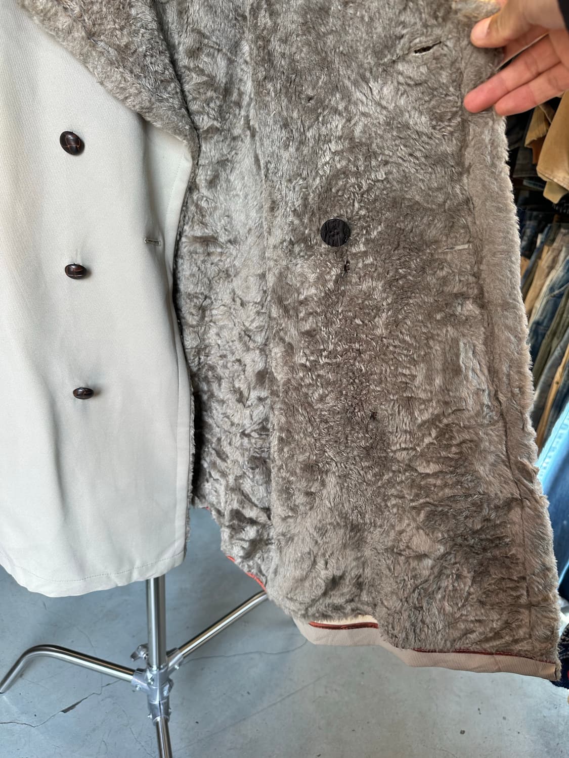 Anderson-Little 더블 트렌치 코트 상품이미지8