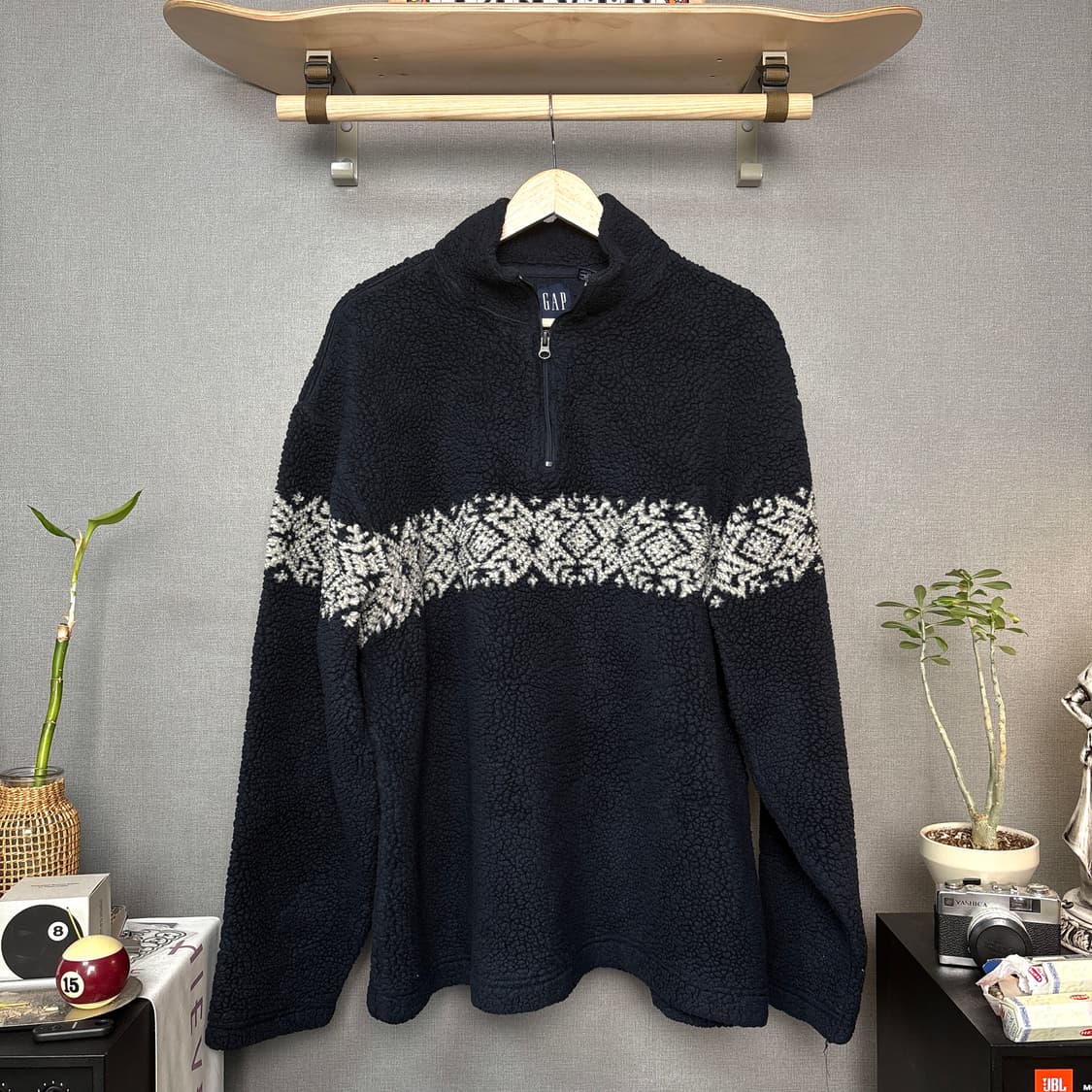 gap 양털 플리스반집업 상품이미지2