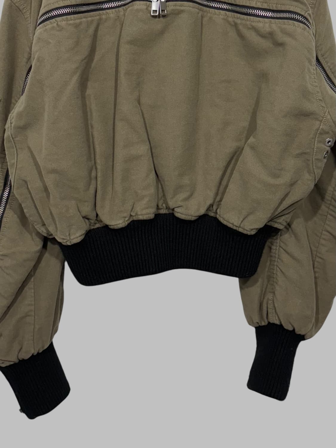 DIESEL crop ma-1 jacket brown  상품이미지6