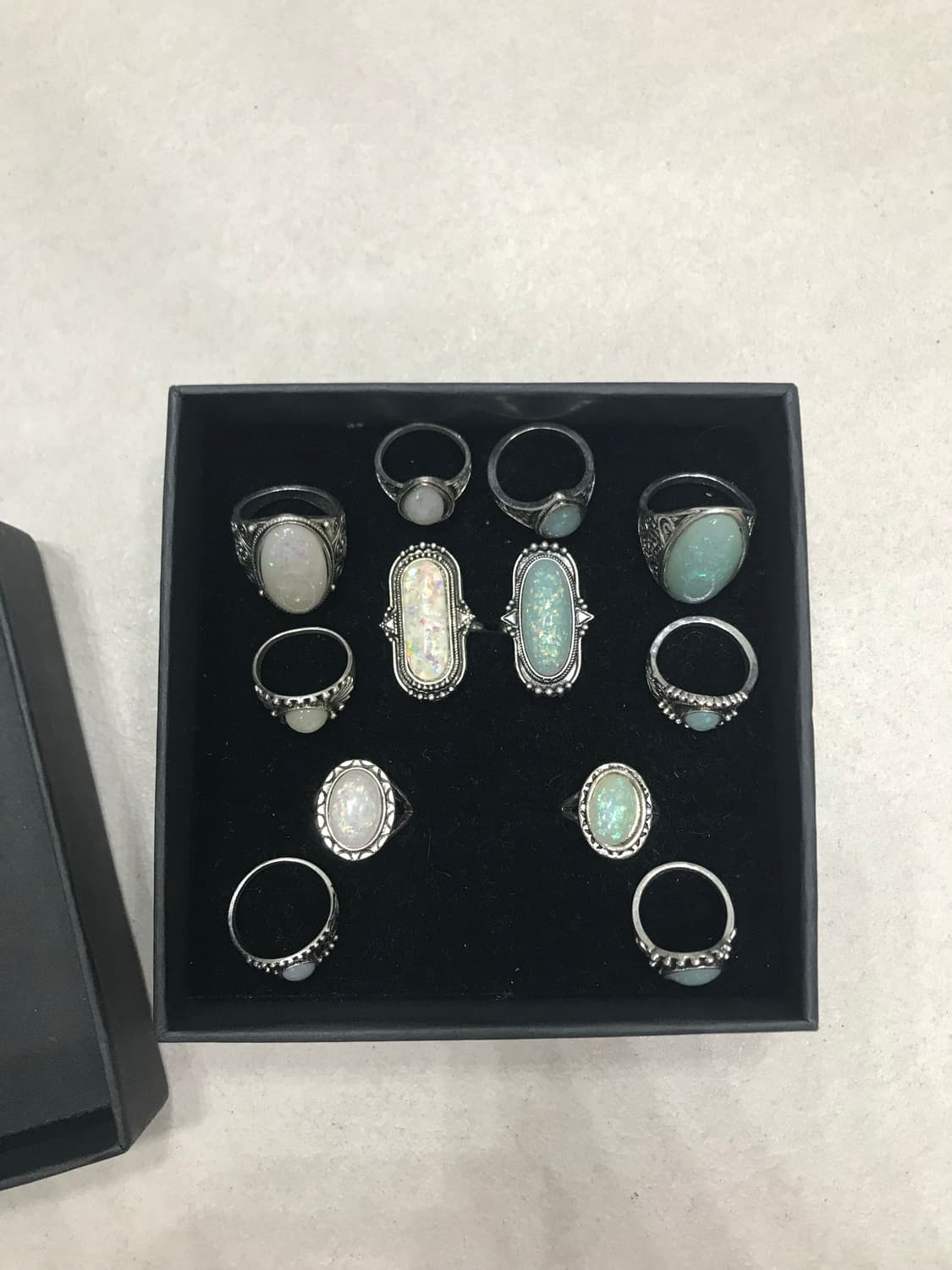 Opal style ring set 상품이미지2
