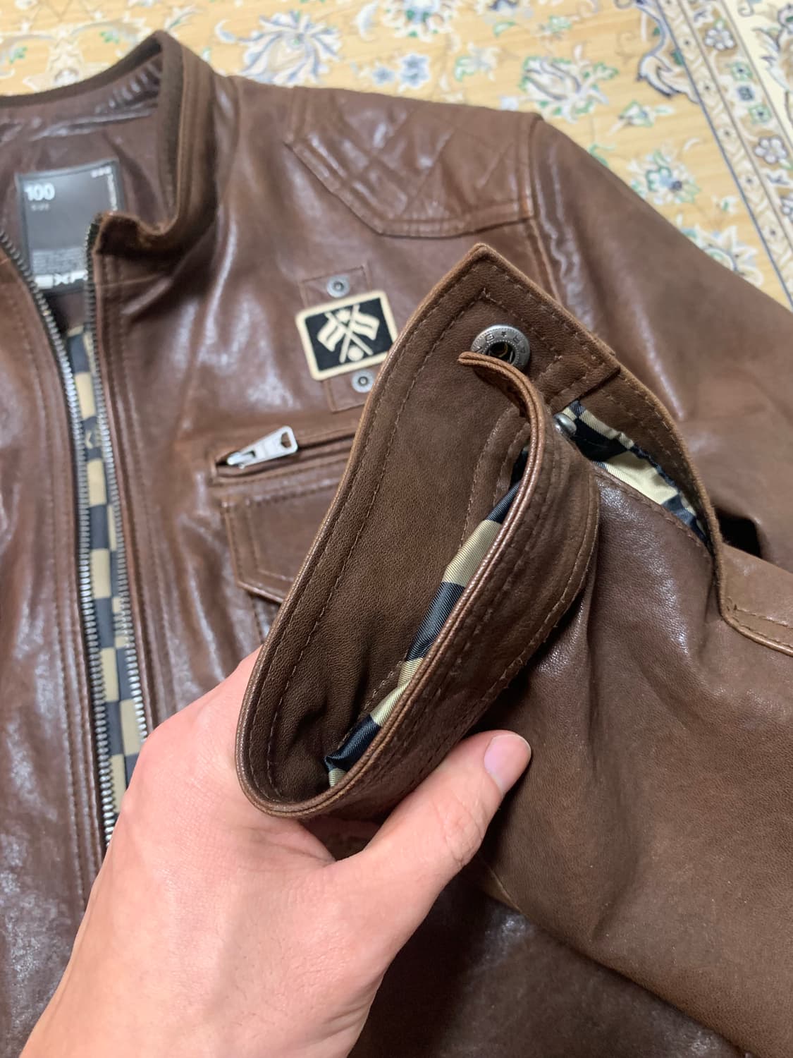 EXR 양가죽 레이싱자켓 상품이미지6