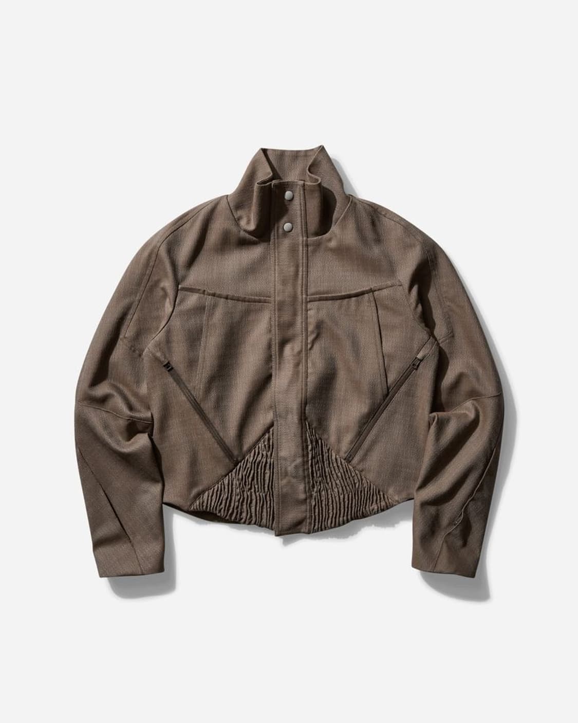 키코 코스타디노브 25SS 자파 크롭 자켓 브라운 상품이미지1