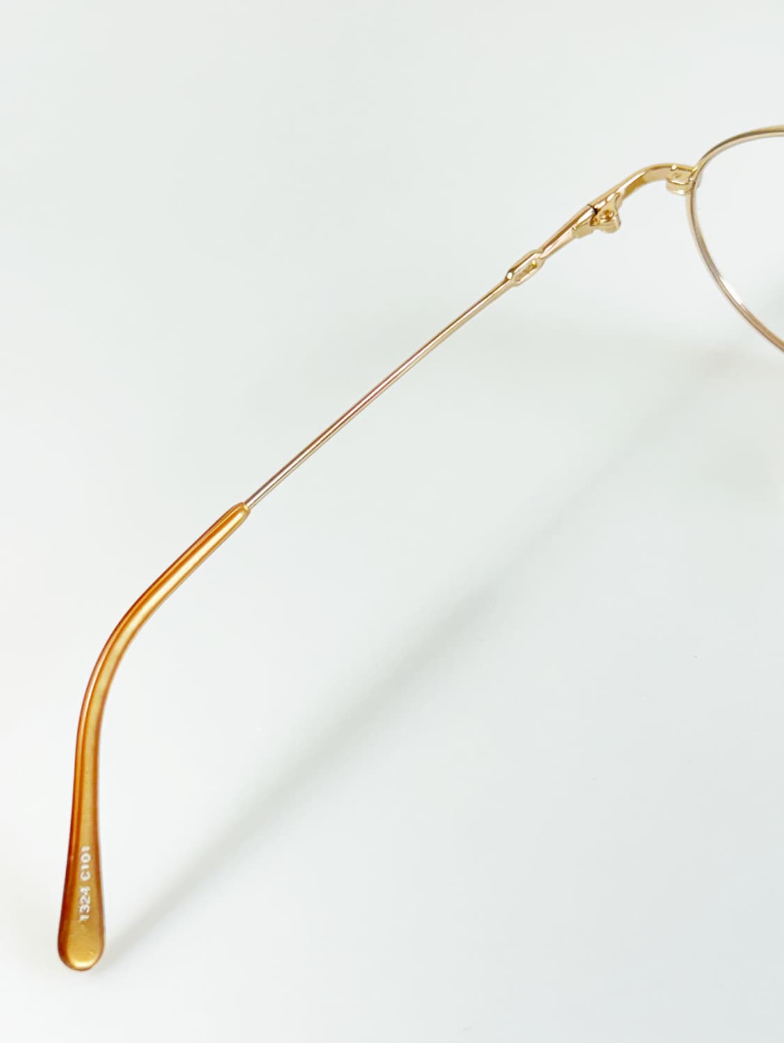 90s HAPPY 골드 메탈 슬림 라운드 빈티지 안경 상품이미지8