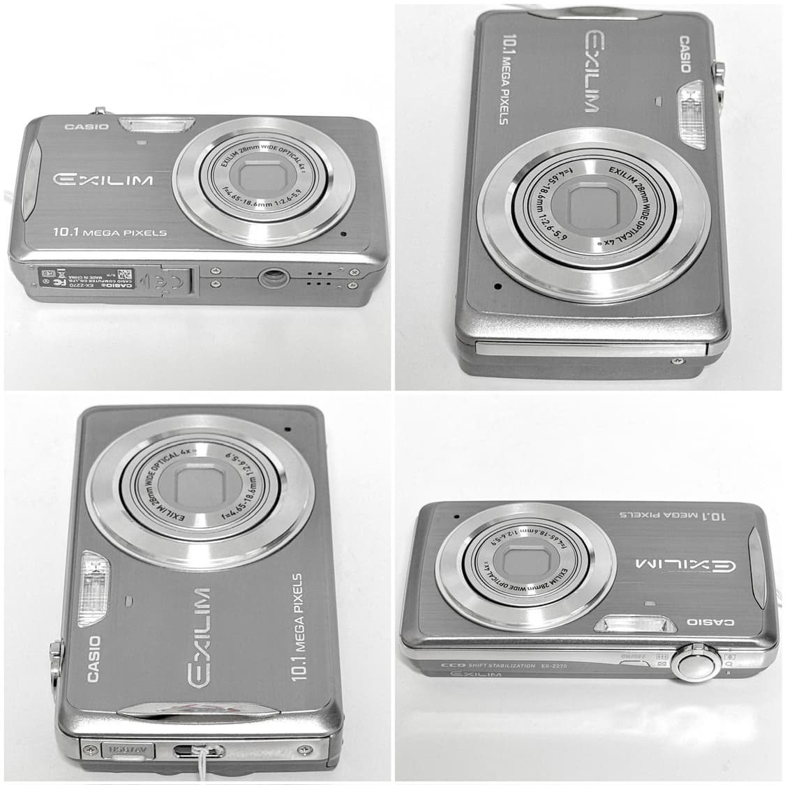 카시오 엑슬림 Z270 실버 빈티지디카 상품이미지4