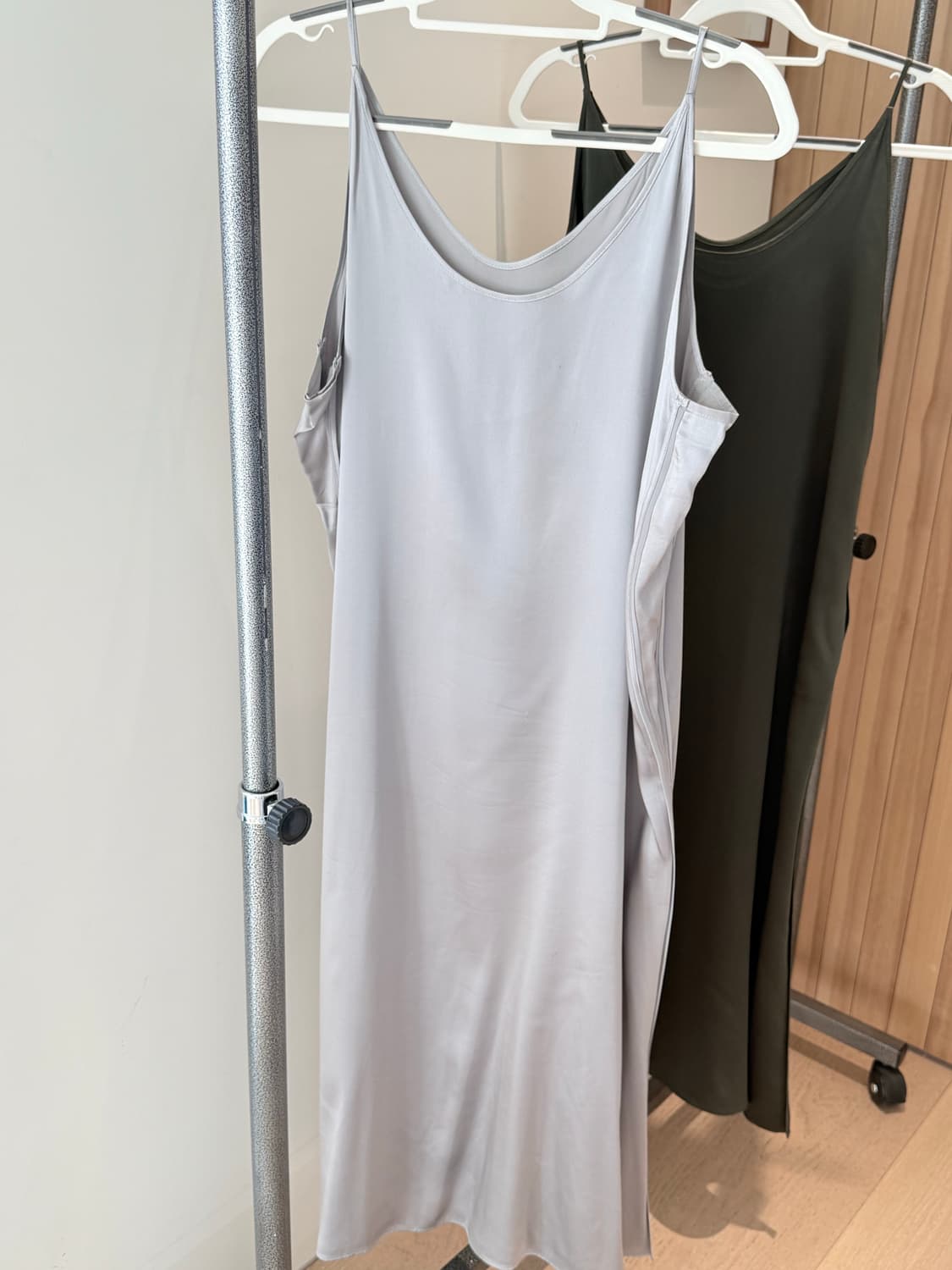 스탠드얼론 실크 캐미솔 원피스 L 상품이미지2