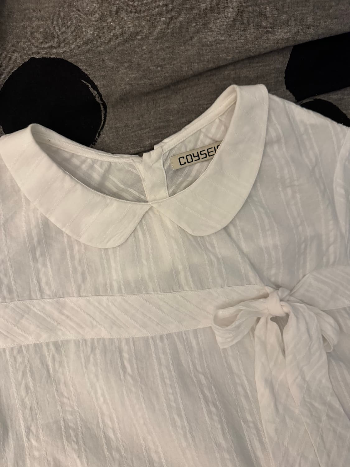 코이세이오 bow blouse white 상품이미지3