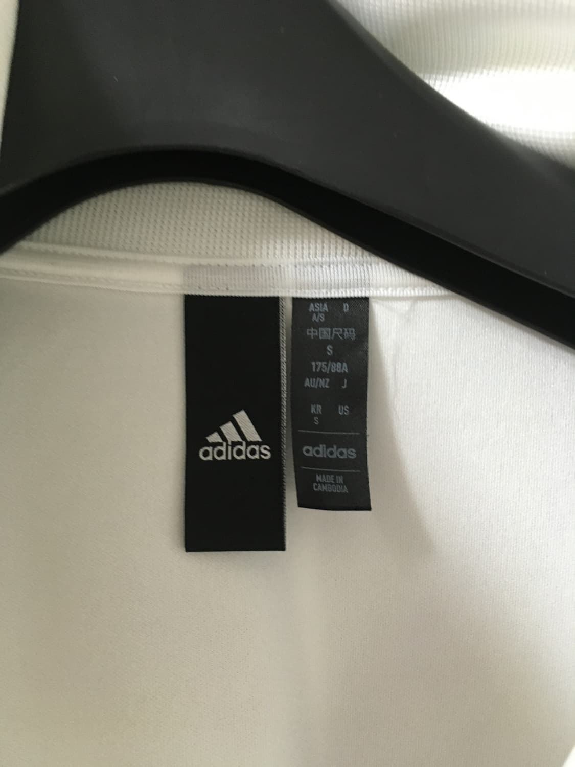 아디다스 3s 레귤러핏 더블니트 트랙탑 화이트 상품이미지3