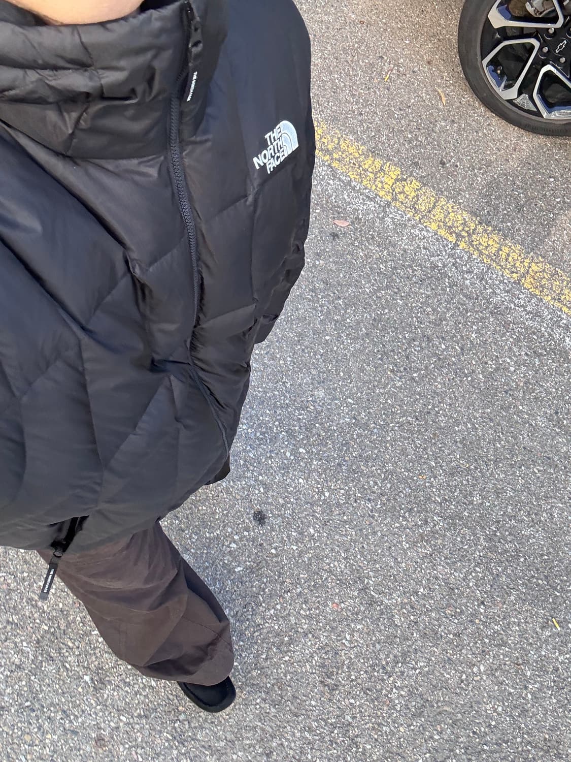 노스페이스 화이트라벨 온볼 패딩 M 상품이미지2