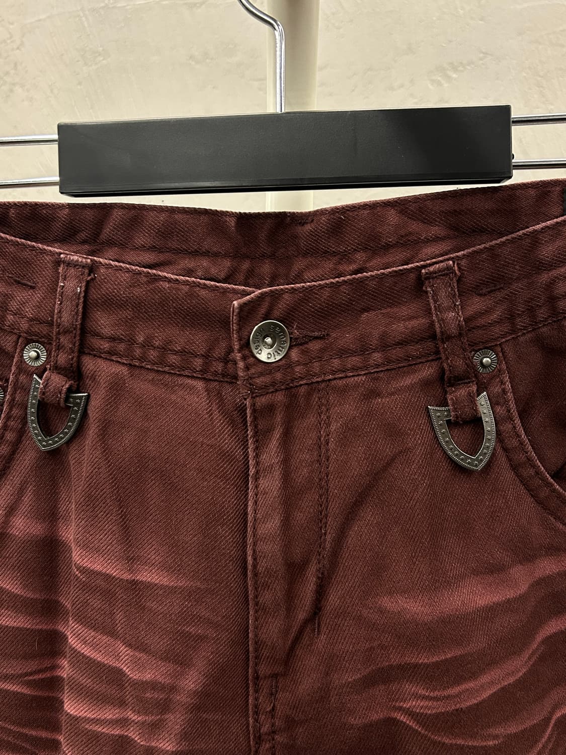 Semantic Design(세만틱 디자인) 버건디 팬츠 상품이미지6