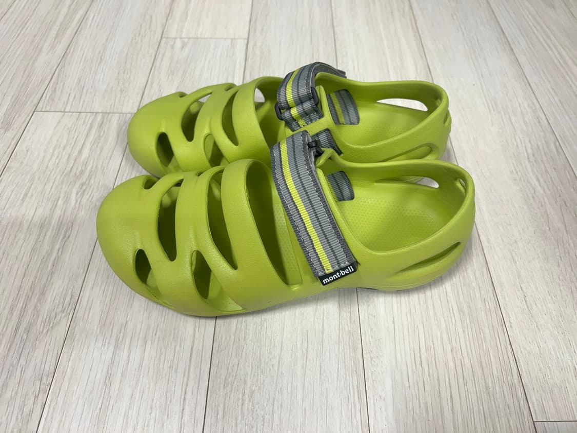 몽벨 캐년 샌들 라임 240 montbell canyon sandals 상품이미지4