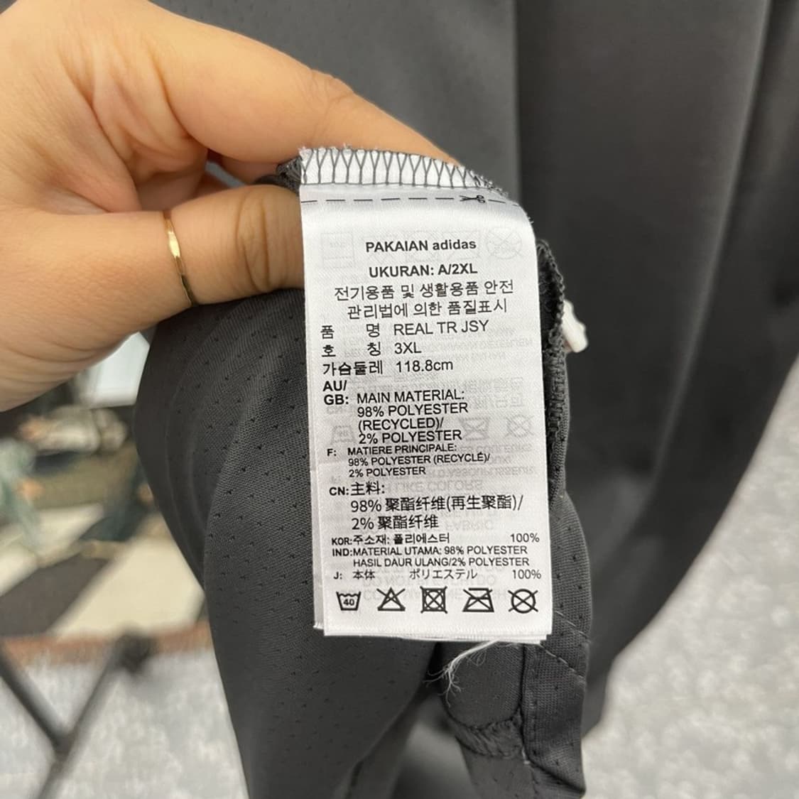 아디다스 레트로 키치 레알마드리드 져지 반팔티 XXL C12111 상품이미지6