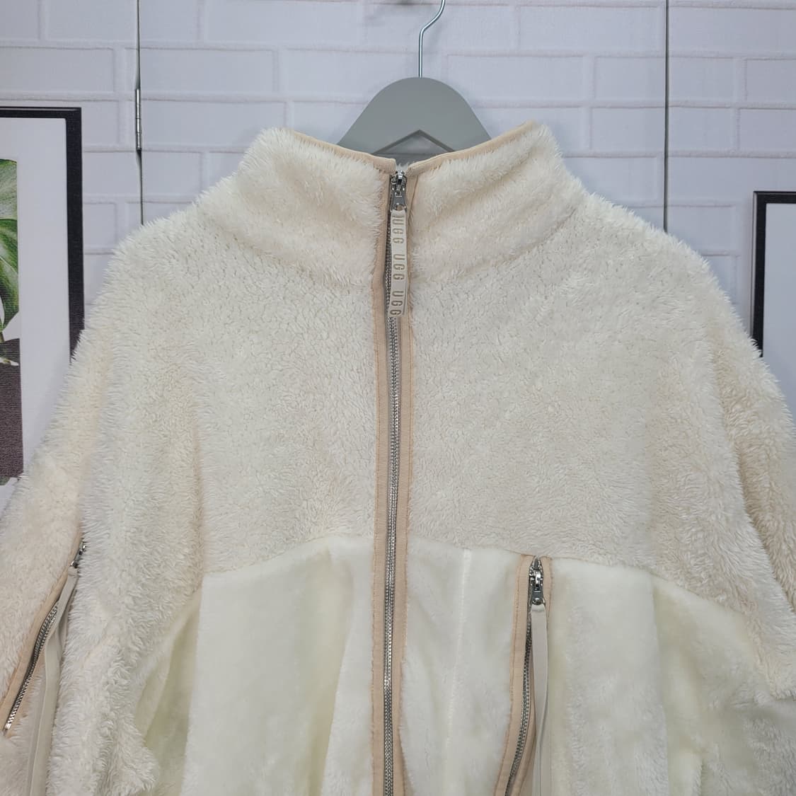 UGG 어그 마를린 루즈핏 양털 자켓 재킷 집업 S사이즈 상품이미지2