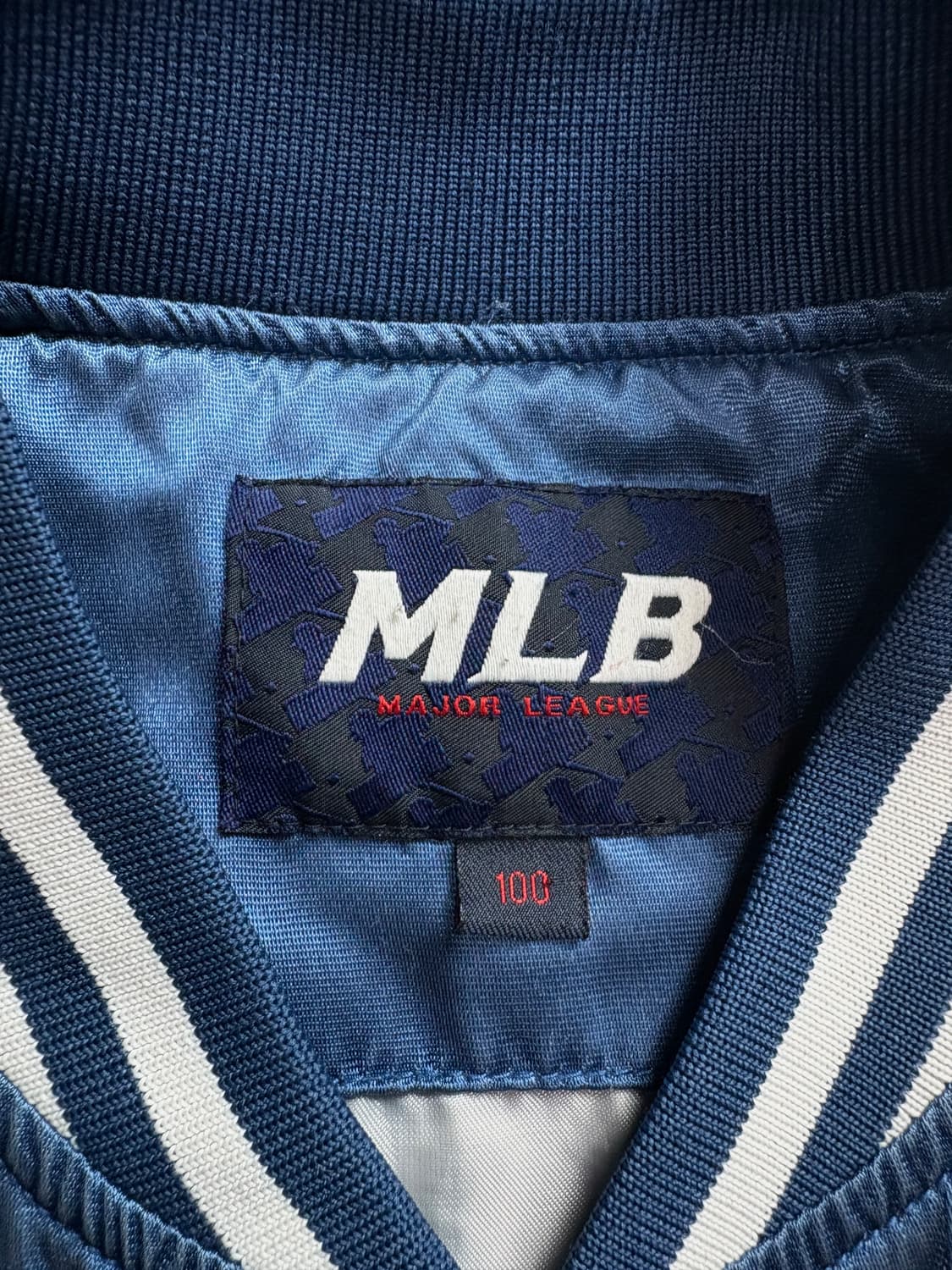 MLB 뉴욕양키스 올드스쿨 사틴 바시티 자켓 3058 상품이미지3