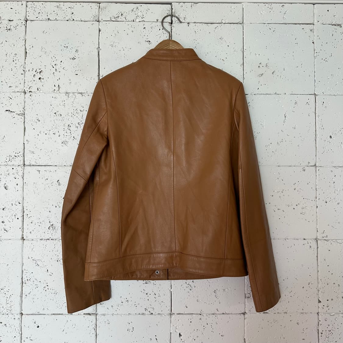 우먼55 빈티지 양가죽 싱글 자켓 상품이미지4