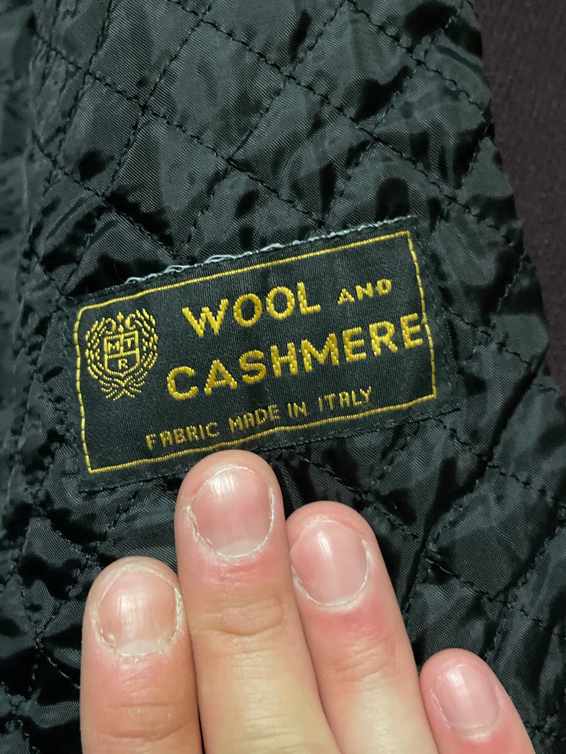 SYSTEM HOMME 시스템옴므 캐시미어 블렌드 양모 싱글 코트 버건디 상품이미지9