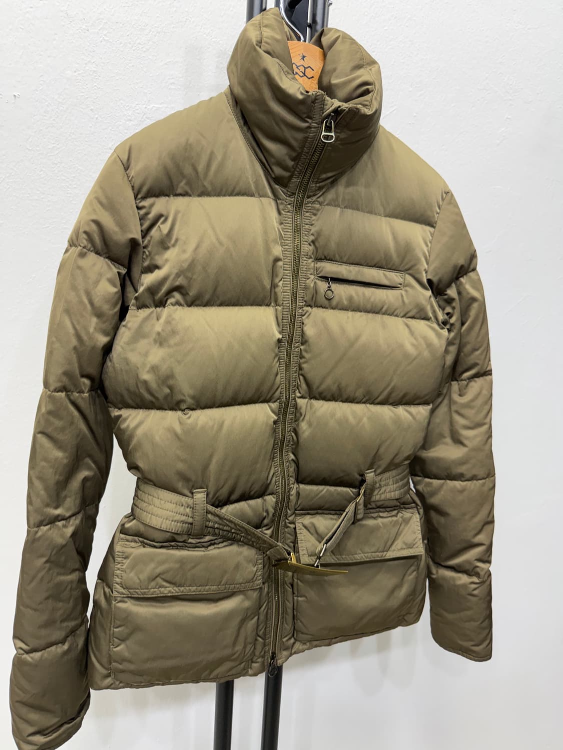 정품) 폴로랄프로렌 여성 카키색 숏패딩 점퍼 XS 상품이미지2