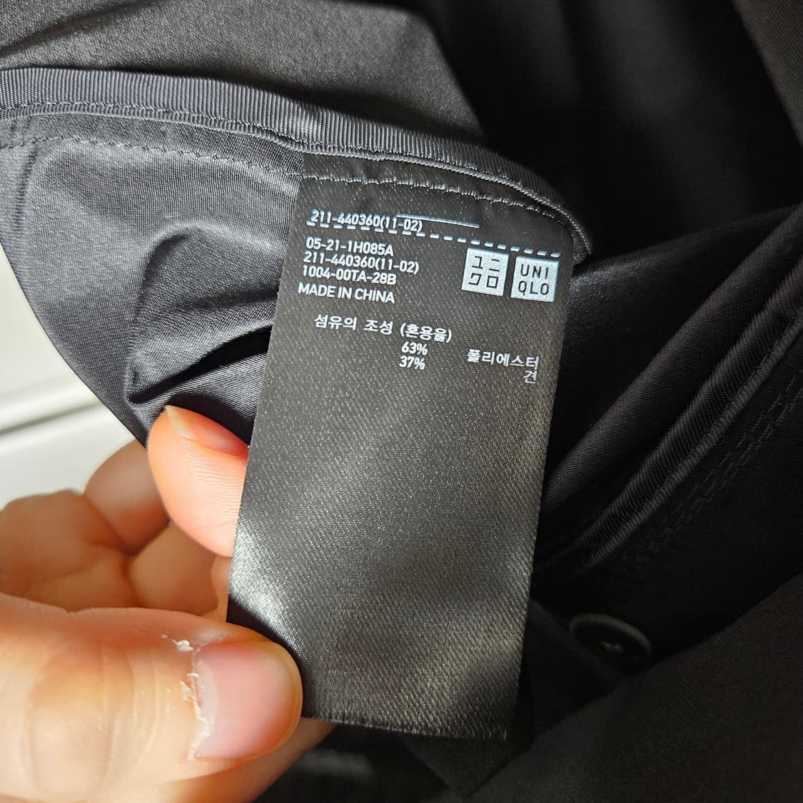 유니클로 질샌더 +J 실크 블렌드 오버사이즈 파카 상품이미지5