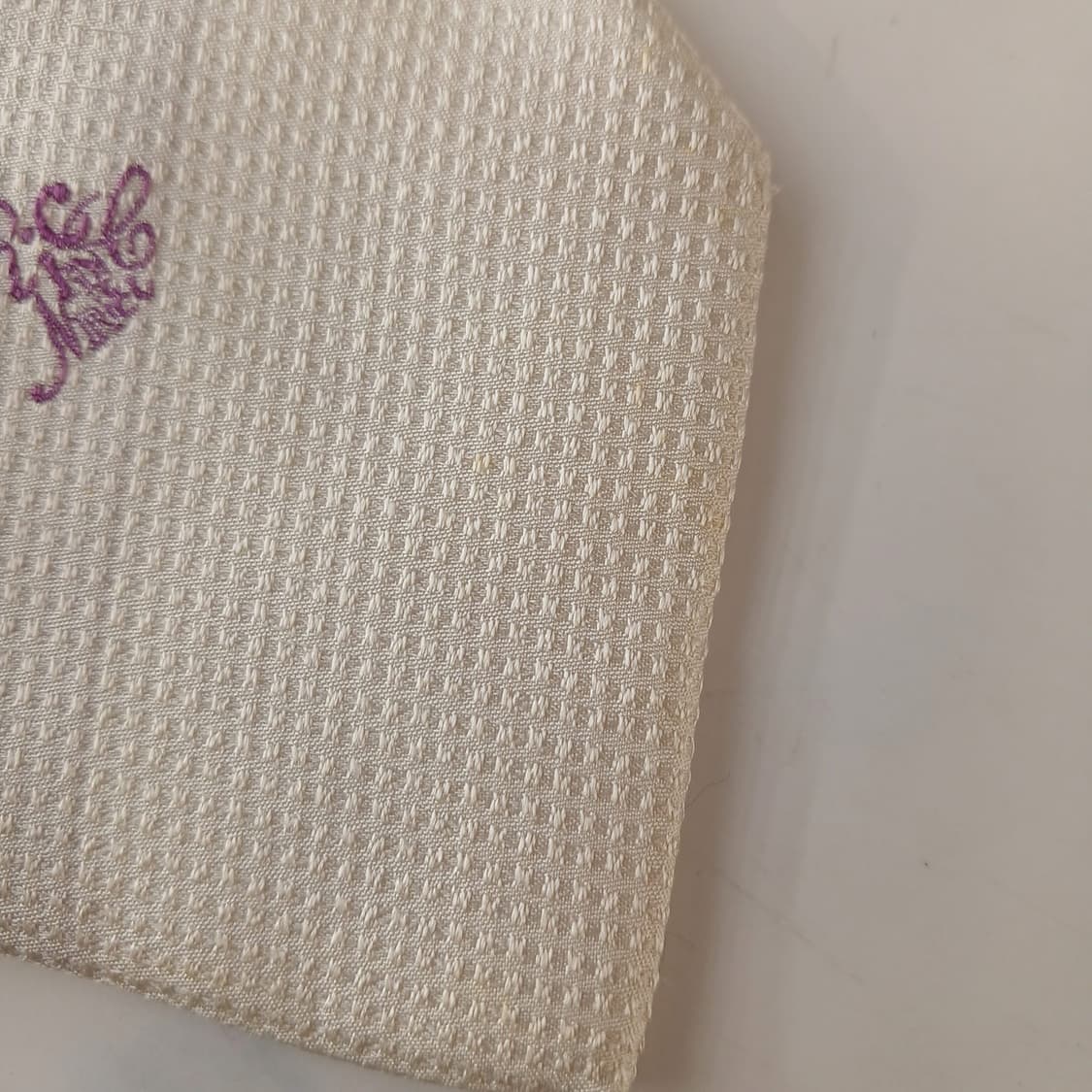 니나리치 실크 아이보리 스트라이프 넥타이 9.2cm A등급 A19459
 상품이미지10