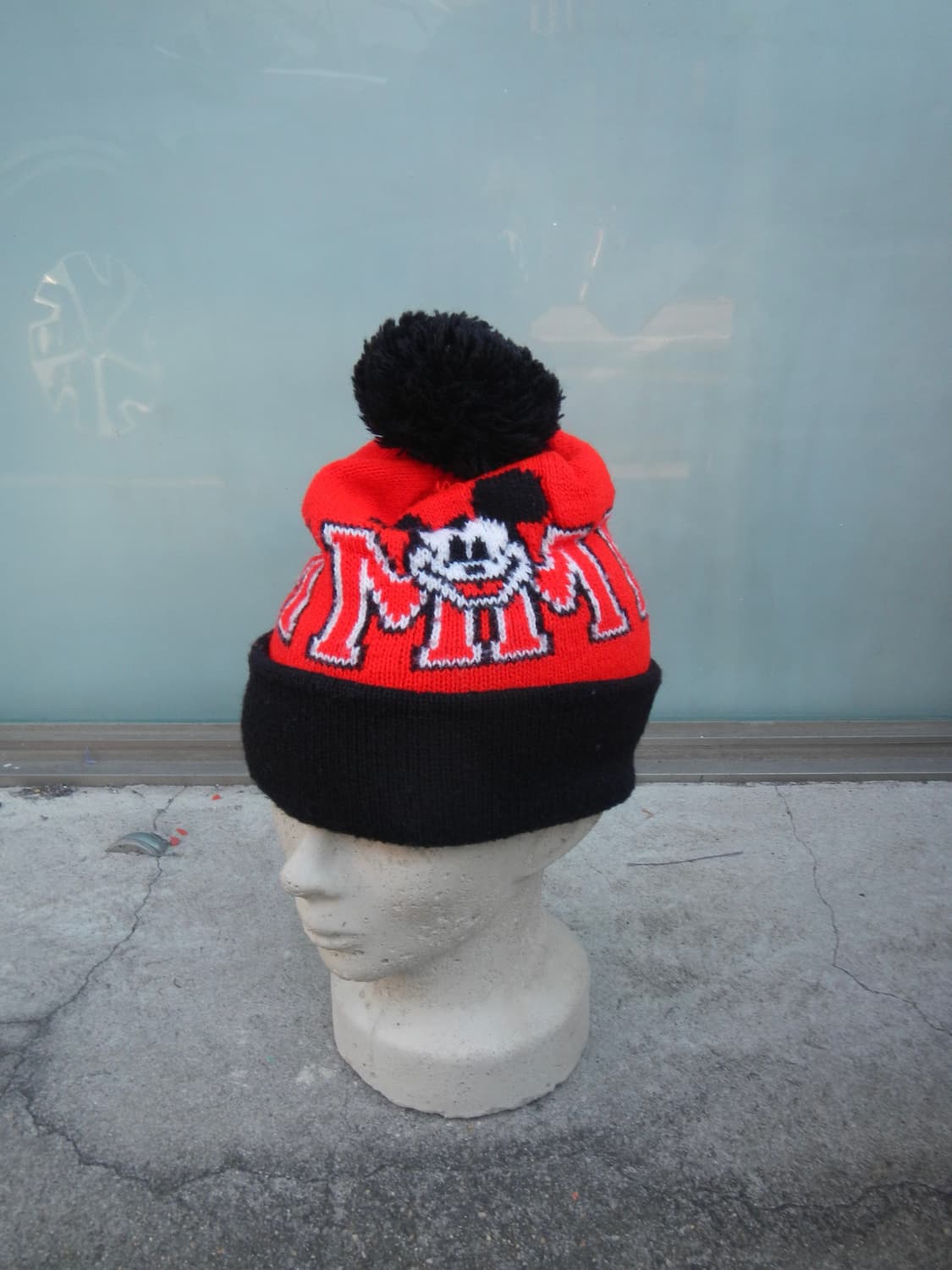 90’s Vintage Micky Mouse Pom-Pom Beanie 상품이미지7