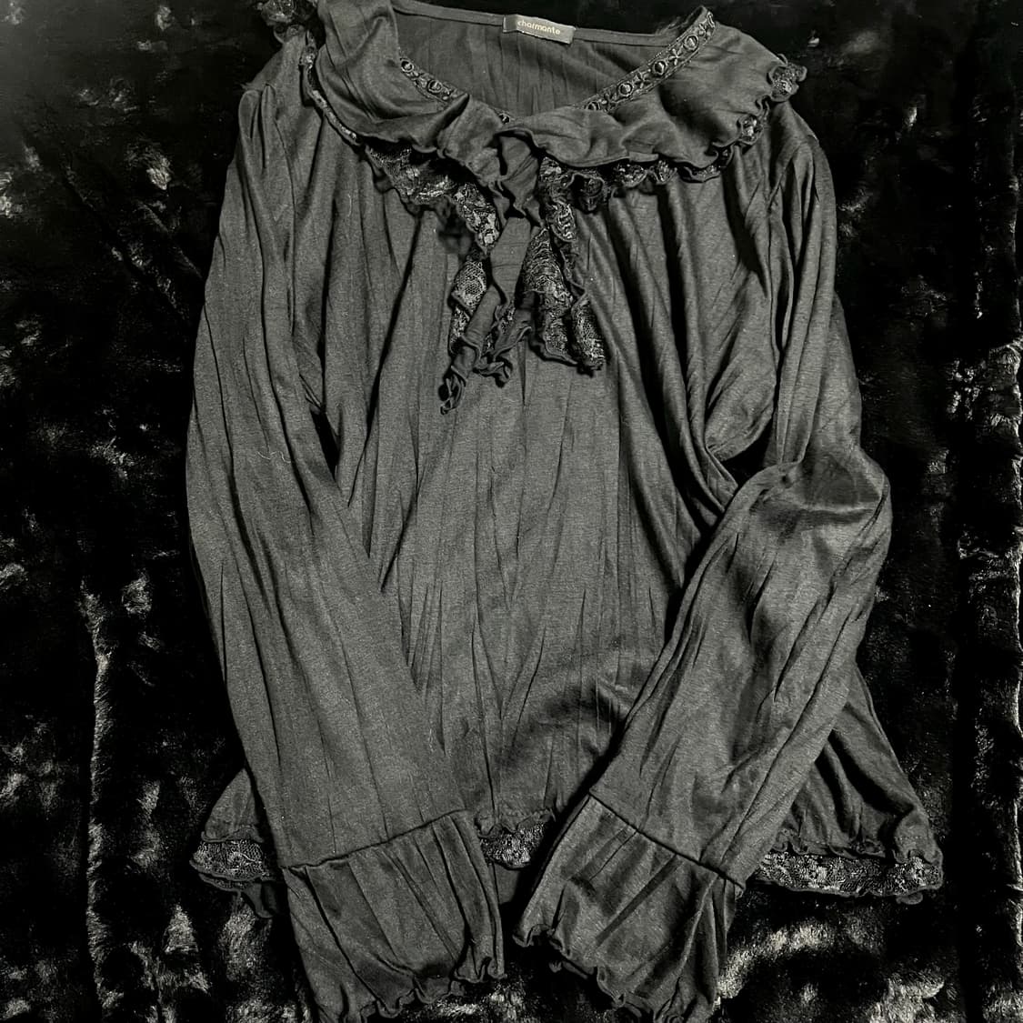 레이스 고스로리 로걀탑 갸루 상품이미지2