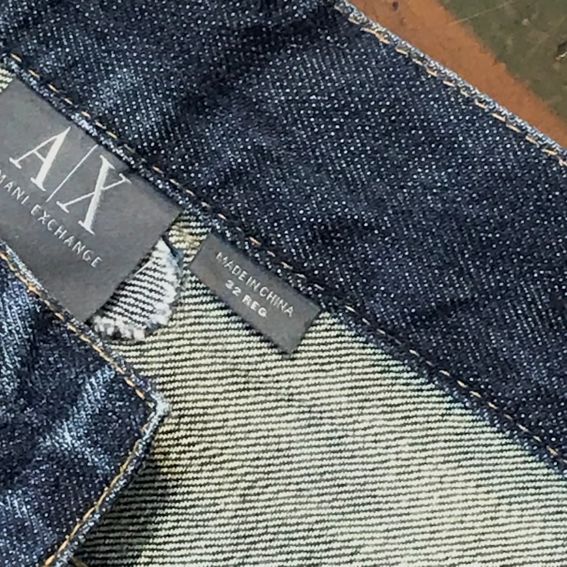 아르마니 익스체인지 진청 워시드 데님 팬츠 허리 31 32  상품이미지7