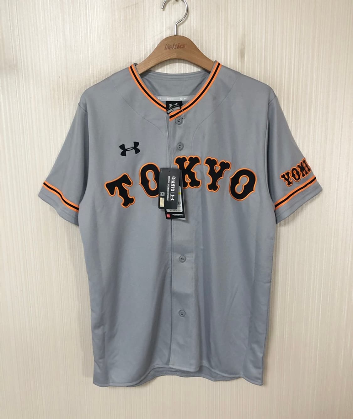 NPB 언더아머 요미우리자이언츠 어센틱 원정유니폼 M #49 이시카와 상품이미지1