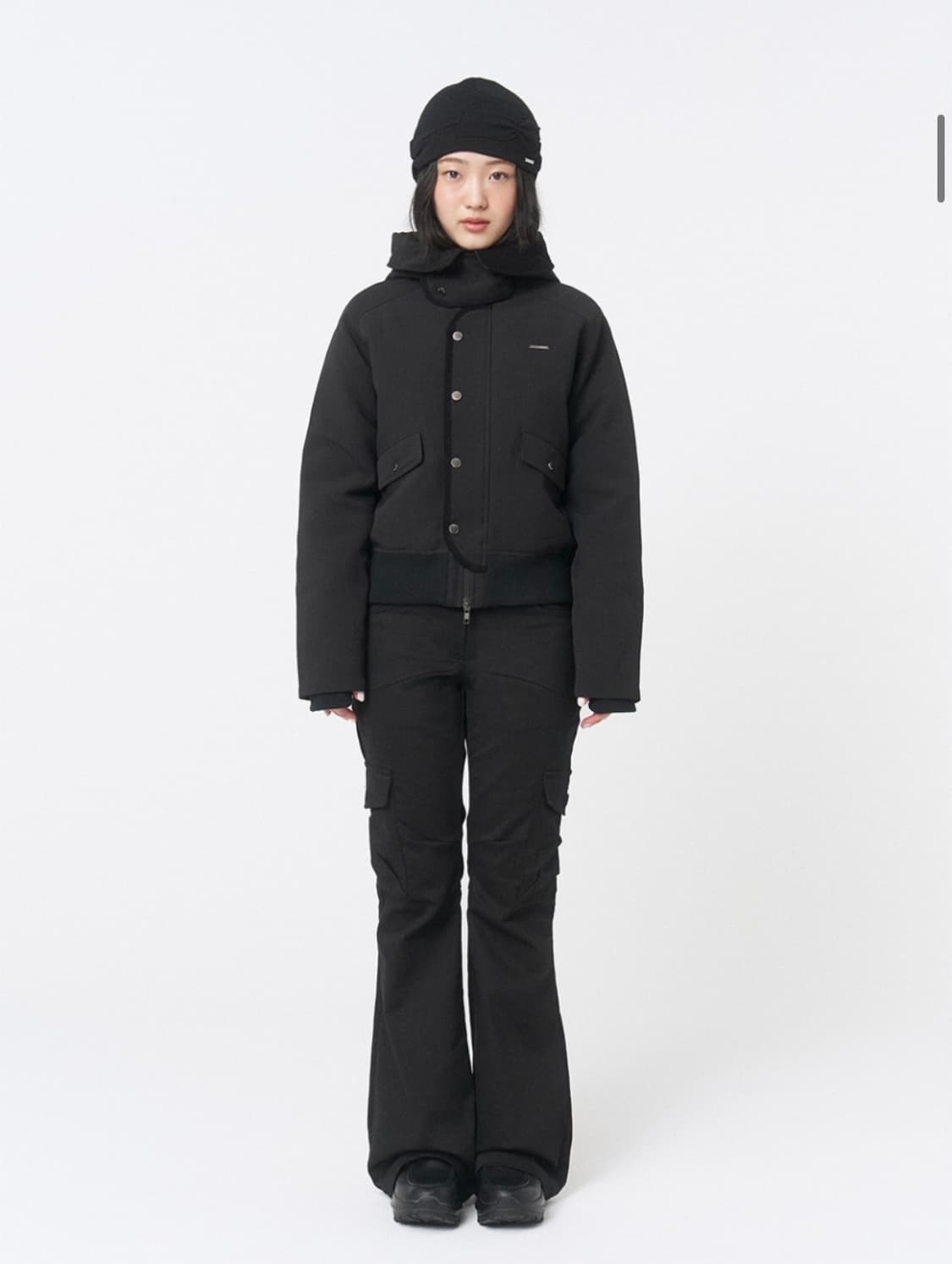 미세키서울 Wellon bomber jacket BLACK 상품이미지6