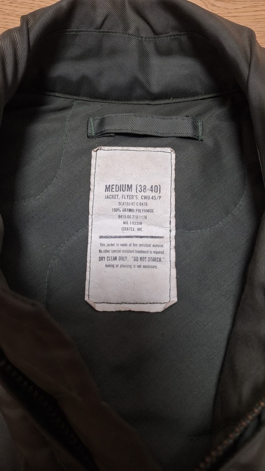 미 공군 오리지널 CWU-45p (38-40 size) 상품이미지8