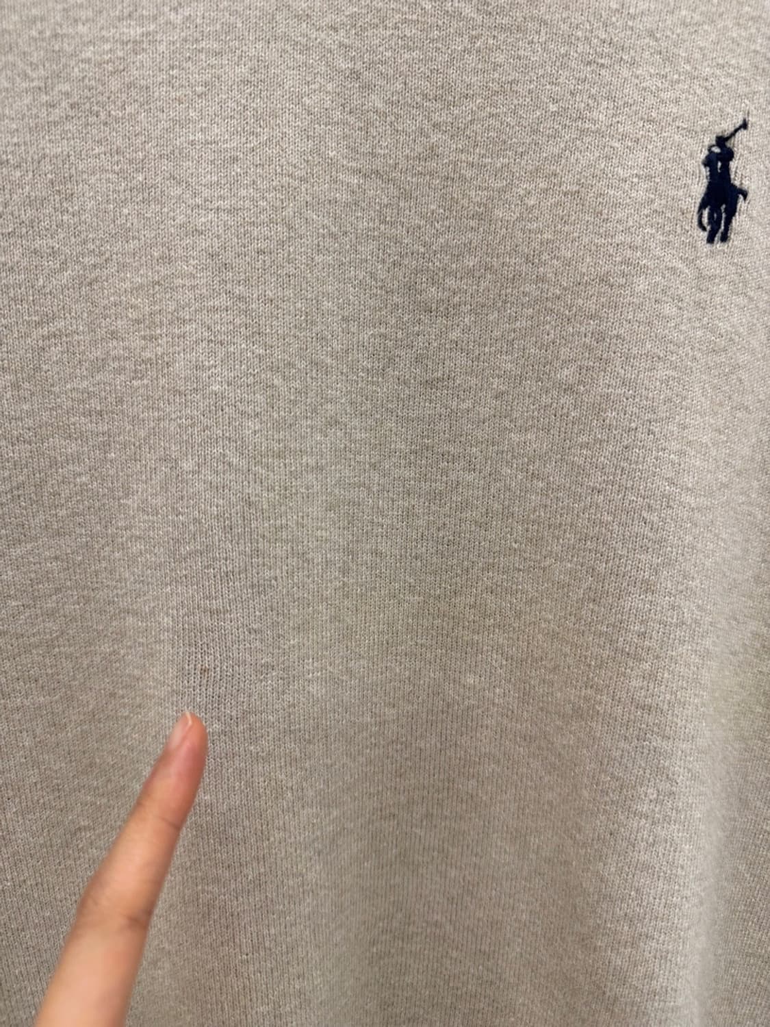 폴로 니트 롱슬리브 오트밀베이지 (L~XL) 상품이미지6