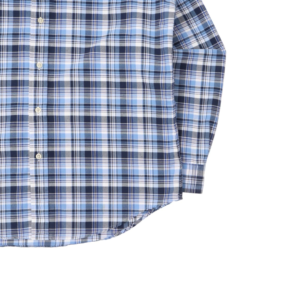 폴로 랄프로렌 옥스포드 블루 체크 클래식핏 셔츠 상품이미지4