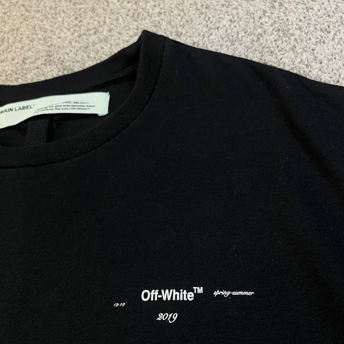 오프화이트 19ss 유화 애로우 반팔 상품이미지4