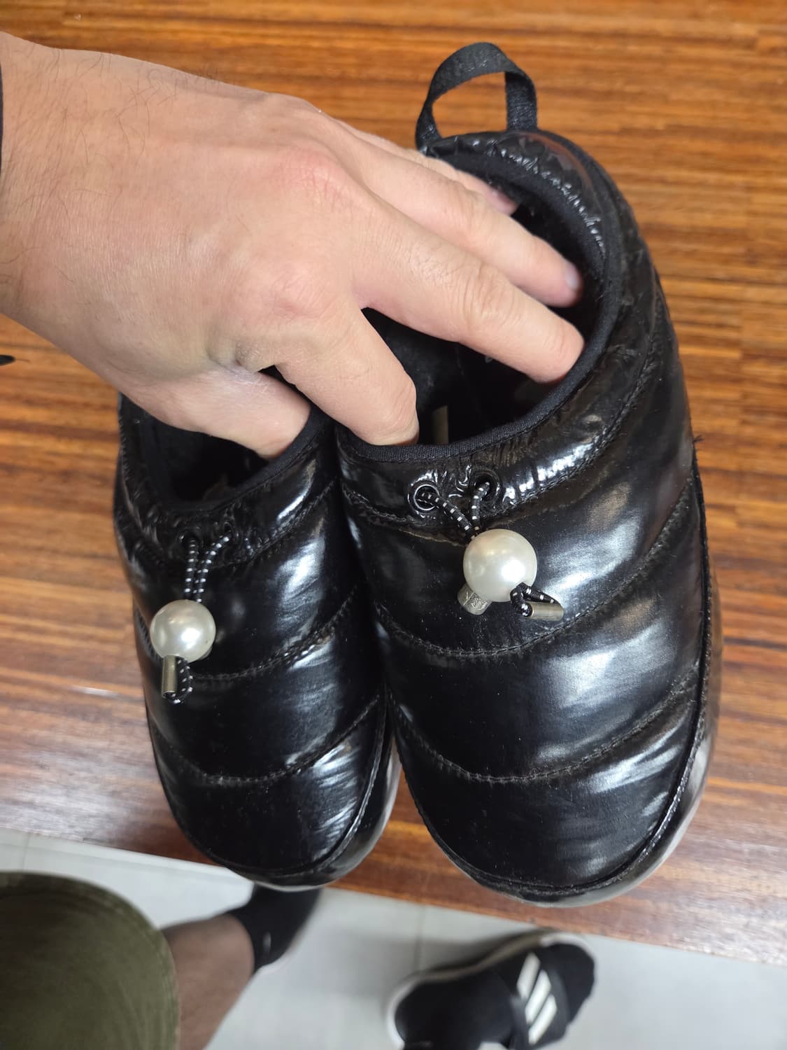 슈콤마보니 코오롱스포츠 패딩 뮬 슈즈 230 상품이미지9