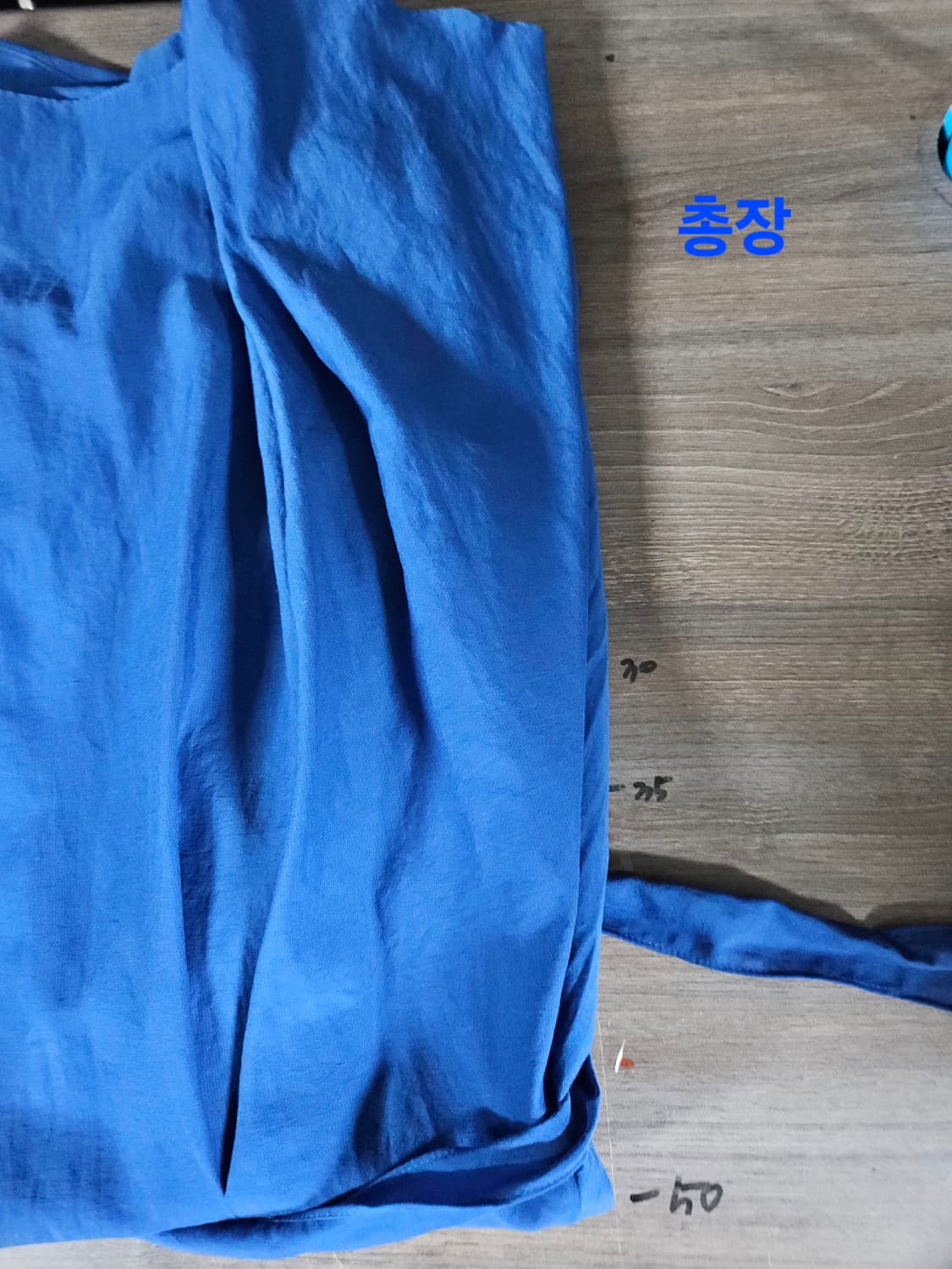 STEPANEL  블루 셔츠 칼라 플레어 원피스 S 상품이미지8