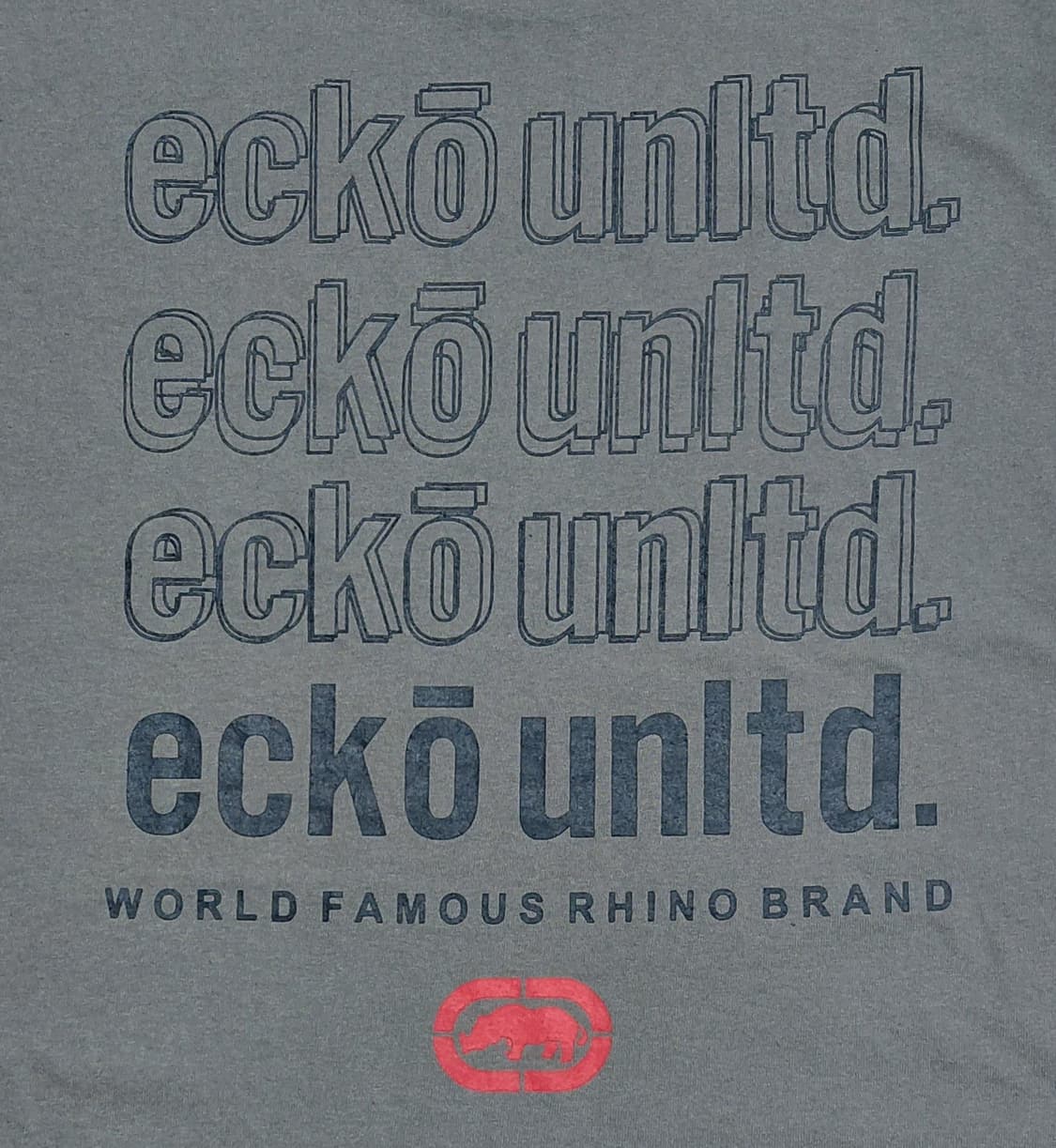 [LL] ecko 언리미티드 백프린팅 반팔 티셔츠 (그레이 브라운) 상품이미지8