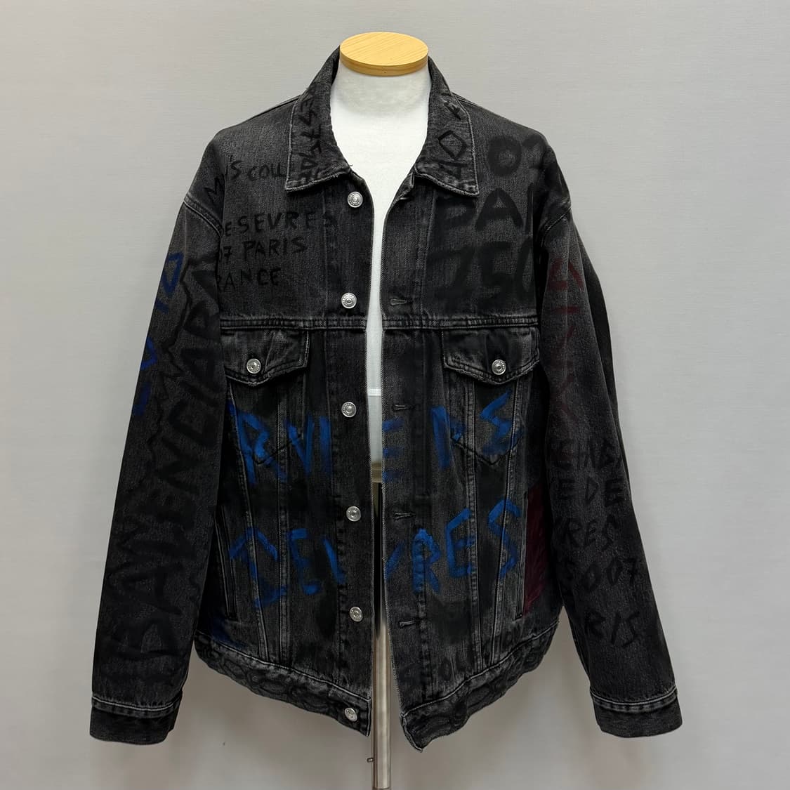발렌시아가 그래피티 흑청 데님 자켓 ( 110 ) 상품이미지1