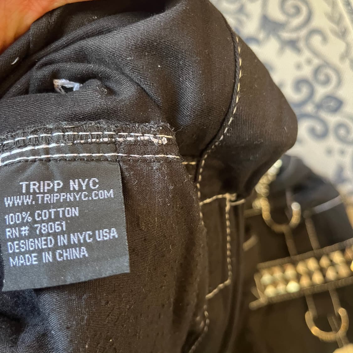 S TRIPP NYC 스컬 본디지 팬츠W2372 상품이미지7