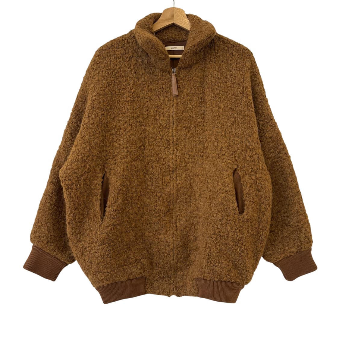 시스템 한섬 알파카 혼방 부클 자켓 F 상품이미지1