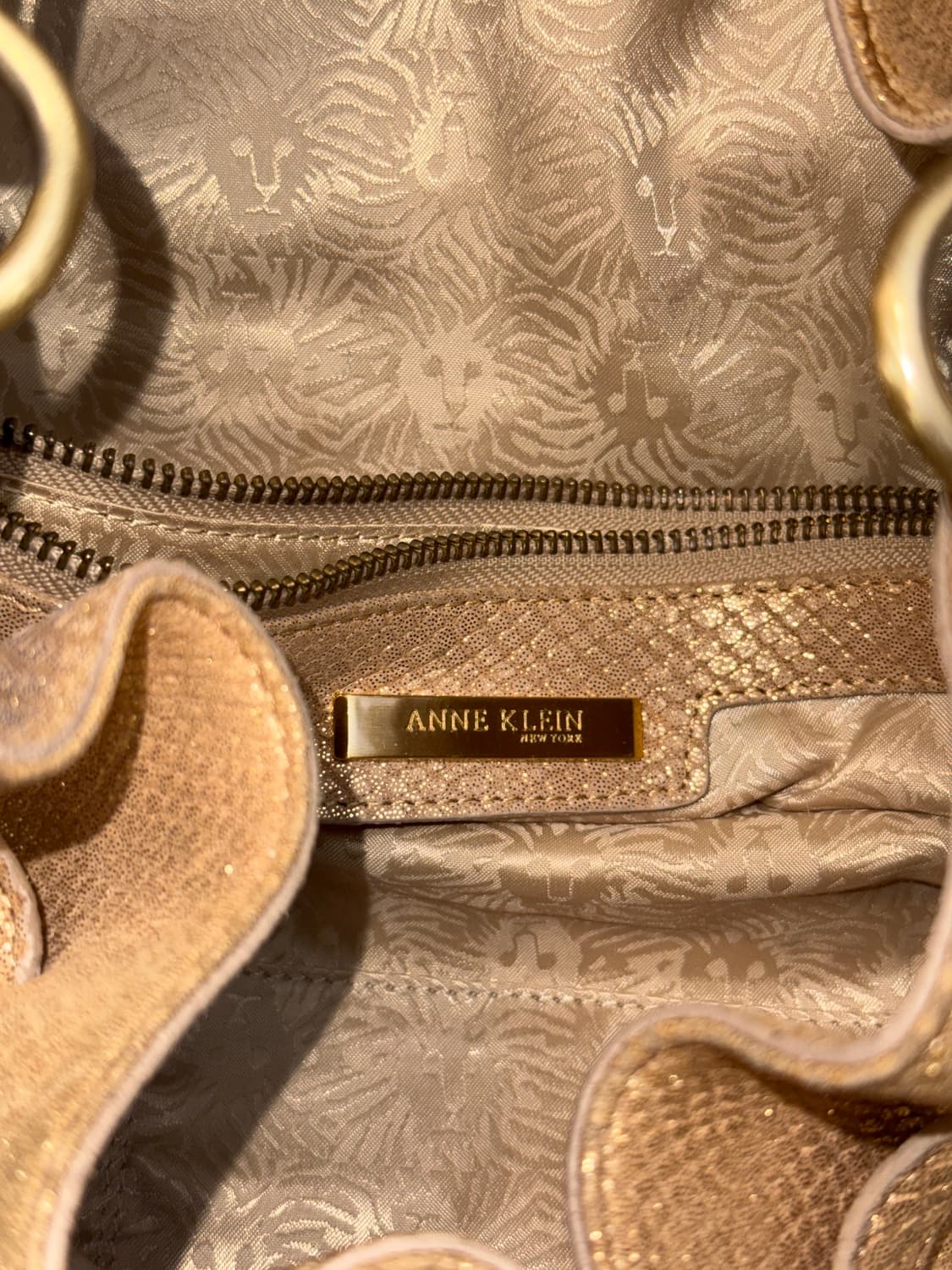 Anne Klein gold python chain 숄더백 상품이미지7