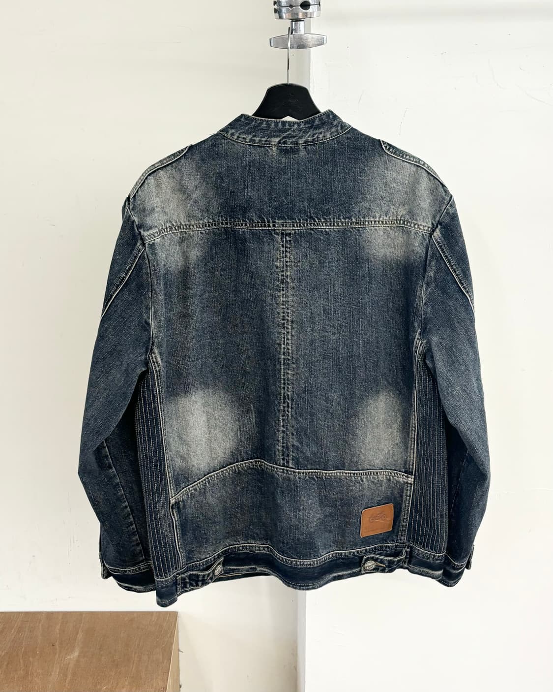 지유 데님 바이커 재킷 상품이미지6