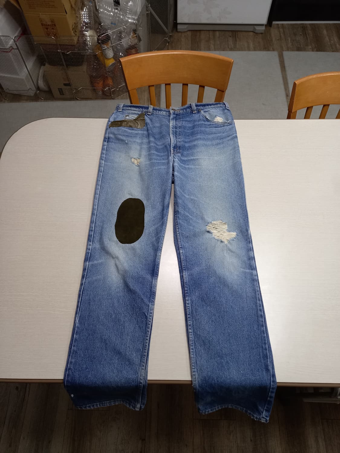 35-36 93's 리바이스619 오렌지탭 일자진 커스텀 36-437 상품이미지1