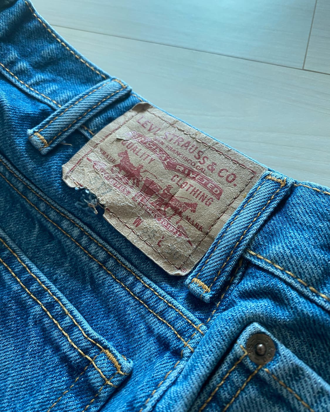 리바이스 517  황금 사이즈 (W34L30) 실측기재 상품이미지4