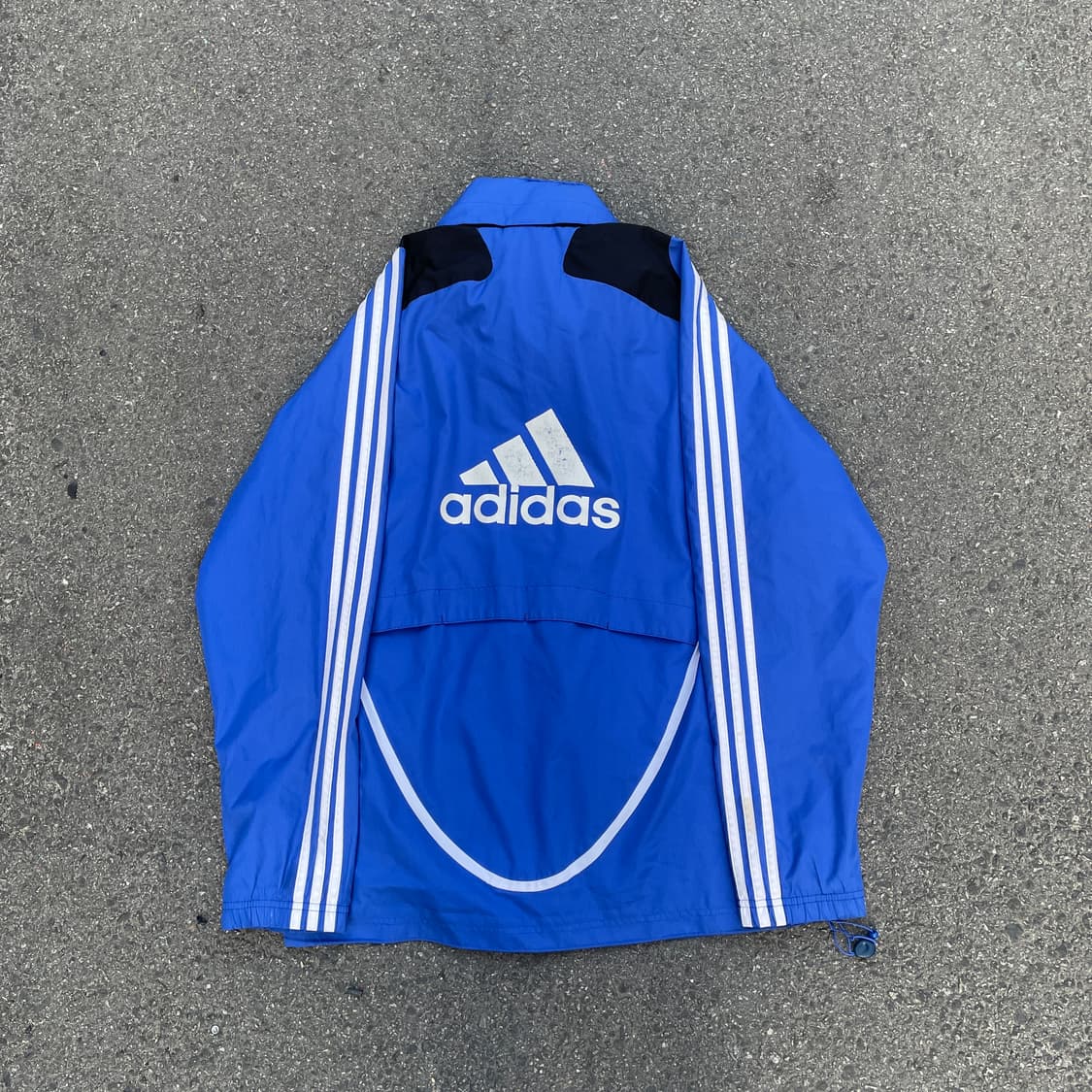 08 09 아디다스 첼시 삼성 축구팀 바람막이 빅로고 트랙자켓 XL 상품이미지3
