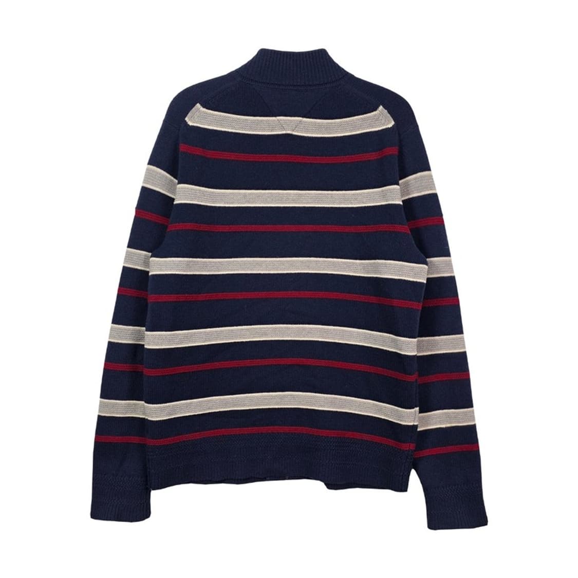 타미힐피거 울 아카이브 스트라이프 풀집업 니트 L 상품이미지2