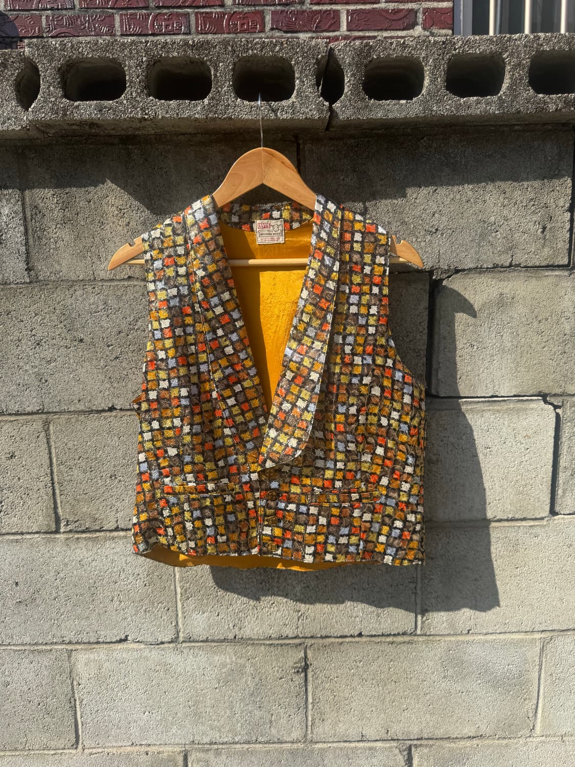 50s 리바이스 빈티지 숏혼 웨스턴 웨어 카지노 포커 딜러 베스트 상품이미지1