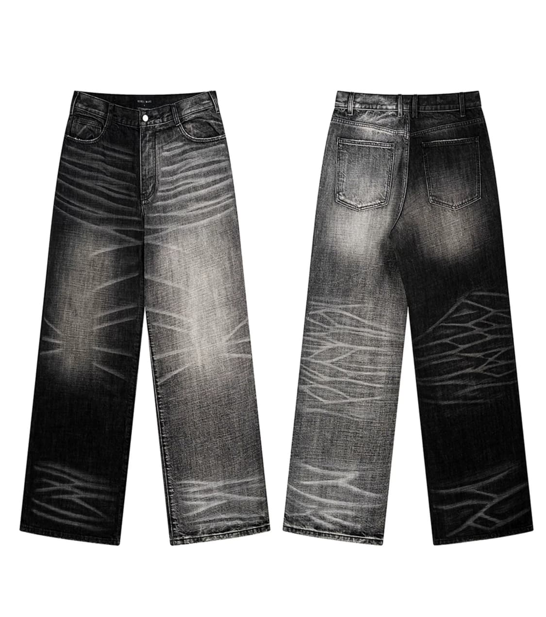 Burnish Wave Wide Jeans 상품이미지1